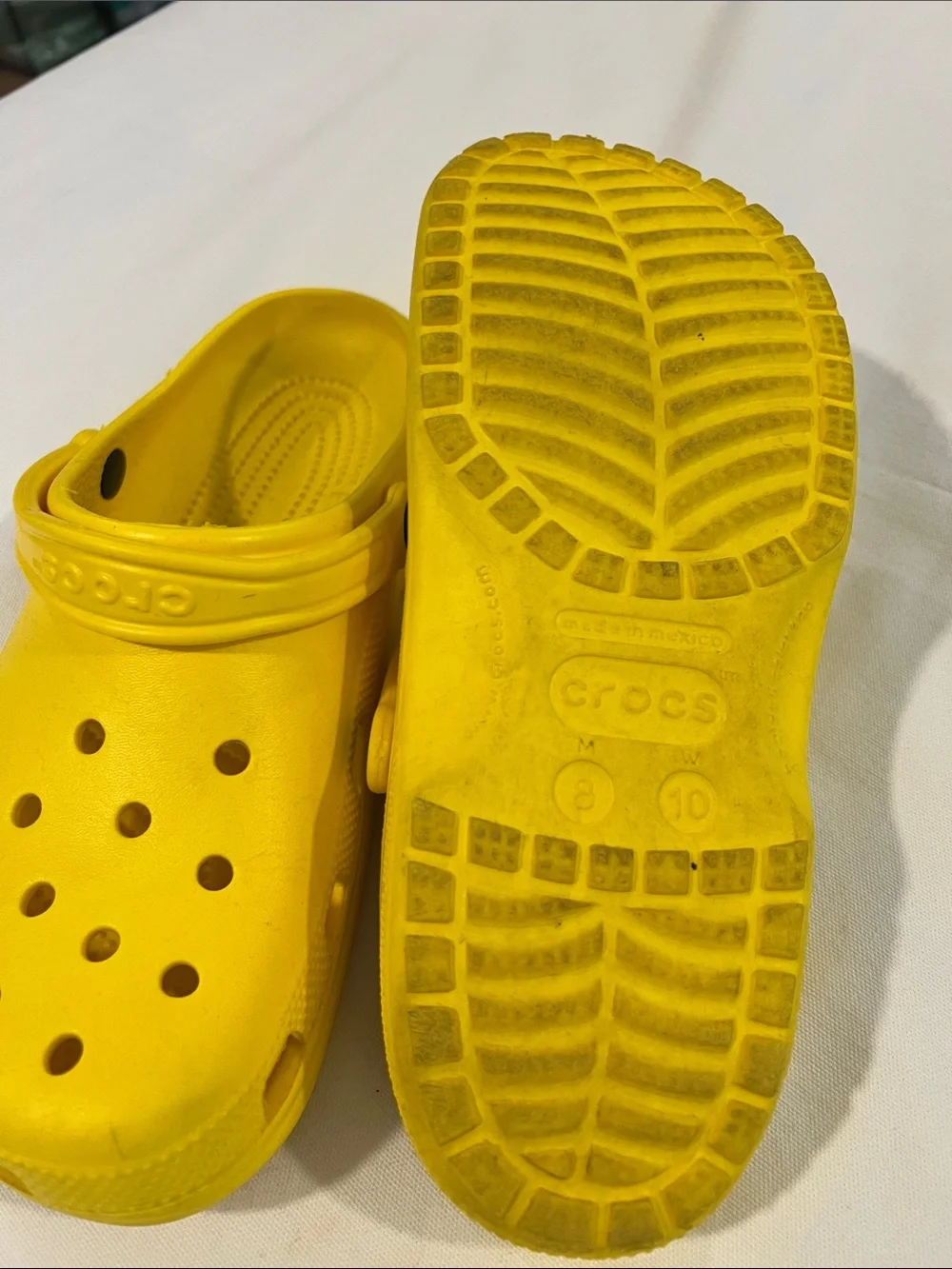 CROCS Classic Adult Clogs in Yellow